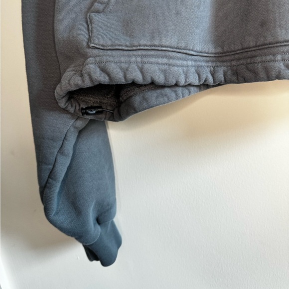 Set Active Grey/Blue cropped Set Active Zip up Sweatshirt - Picture 4 of 9